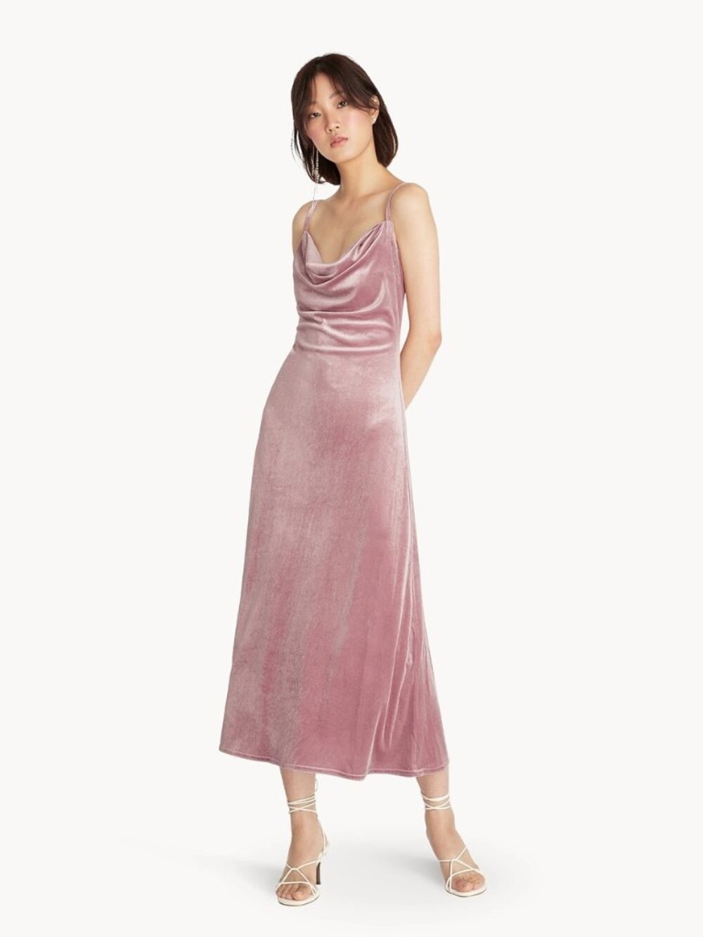 Birdy Grey Velvet Maxi Slipdress